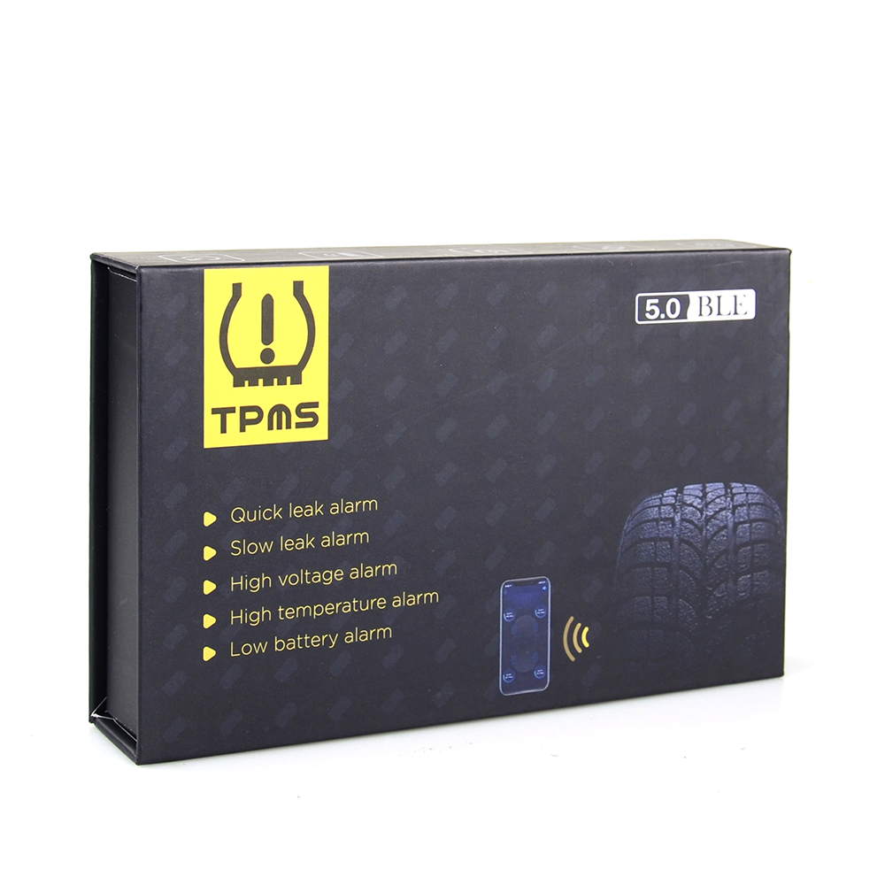 5.0 TPMS Orignal Car Bluetooth Monitor Alarm System Tire Pressure Sensor For Andriod IOS Waterproof Car Accessories