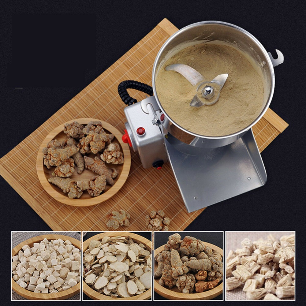 Multifunction Swing Type 2000g Portable Grinder Herb Flood Flour Pulverizer Food Mill Grinding Machine 220v Top Quality