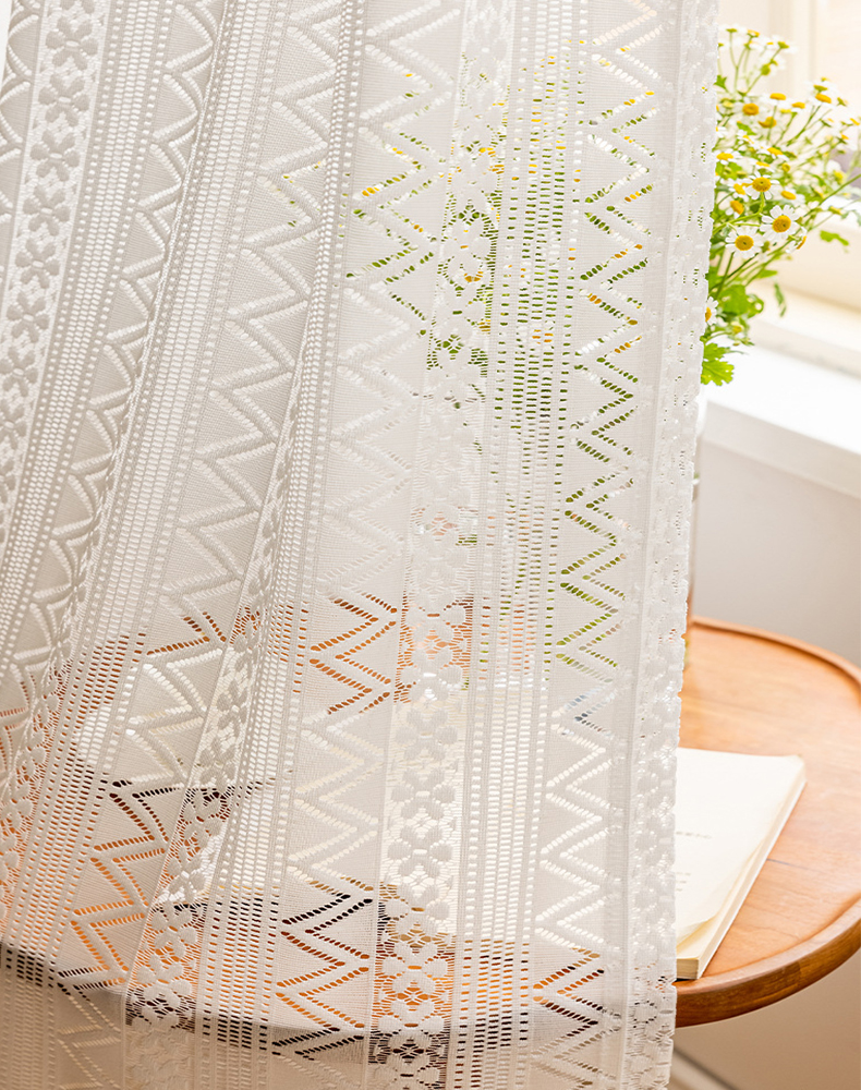 Polyester Tulle Velvet Curtain