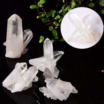 1PC Natural White Crystal Cluster Irregular Quartz Healing Stones Reiki Stones Crystal Point Specimen Home Decor Raw Crystals