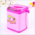 Mini makeup brush cleaning electric pink washing machine toys pretend play kids toys children Furniture Toys Children's day gift