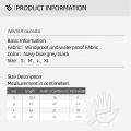 Windproof Cycling long finger Gloves Touch Screen Riding MTB Bicycle Gloves Thermal Warm Motorcycle Winter Autumn