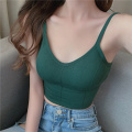 Push Up Women Sexy Crop Tops Tube Top 2020 Fashion Seamless Sports Lingerie Camis Ladies Bandeau Top Black White Crop Top Tank
