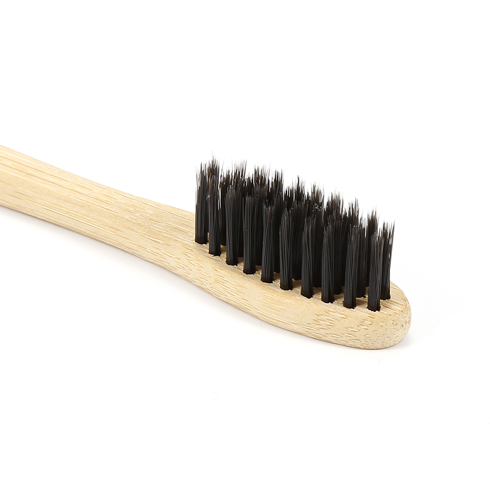 10pcs Natural Bamboo Toothbrush Charcoal Toothbrush wood Low Carbon Bamboo Nylon Wood Handle Toothbrush Protable Brush