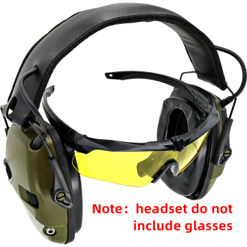 Electronic shooting earmuffs anti-noise amplification tactics hunting hearing protection headphones sightlines sponge ear pads