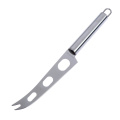 1pc Cheese Knife Stainless Steel Cheese Knife With Fork Tip Serrated Cheese Butter Knife Slicer Cutter Cheese Tools