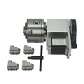 3 4 Jaw 100mm chuck hollow shaft 4th Axis CNC dividing head Rotary A axis kits for CNC router/milling engraving engraver
