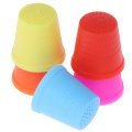 5Pcs Rubber Craft Quilter Needlework Sewing Thimble Protector Counting Finger Tip Cone