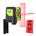 Huepar 2 Lines Laser Level Self Levelling ( 4 degrees) Green Red Beam Laser Horizontal & Vertical Cross-Line with Magnetic Base