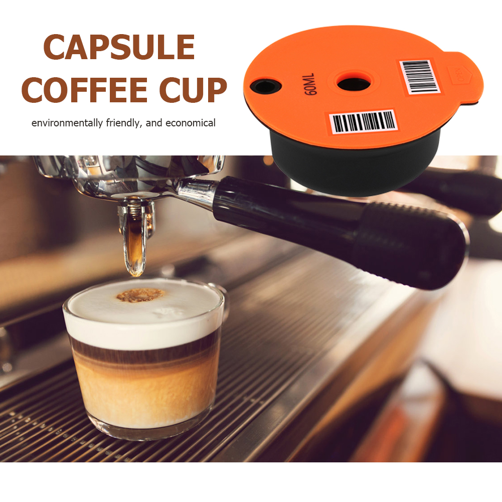 Tassimo Filter Cup Coffee Capsules Reusable Filter Door Coffee Pods + Spoon Brush Coffee Filter Cups Kitchen Accessories