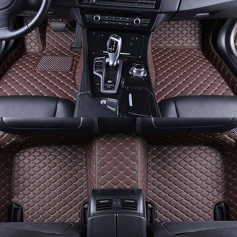 Car Floor Mats For subaru XV 2018 2019 2020 Artificial Leather Rug Surround Auto Interior Accessories Carpets Cover Protect