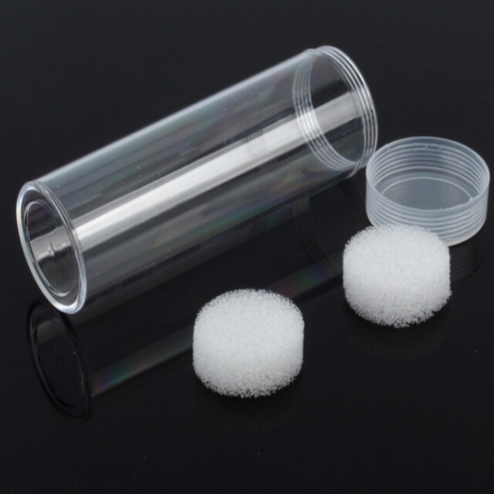 1pc 27mm Protective Lab Tube Holder Transparent Plastic Coins Storage Tube Coins Collect Protect Prevent Damage Gross Ware Tool