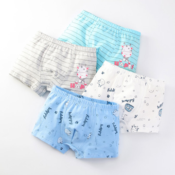 1 Piece Children's Boxer Underpants Cozy Pure Cotton Boys Panties Middle Small Children Panty Big Childrens Underwear Boy Shorts