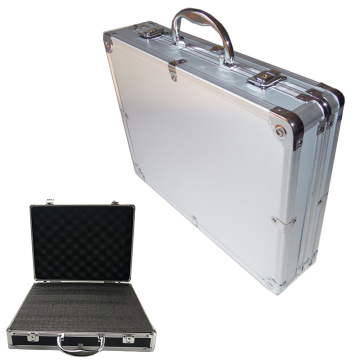 Aluminum Alloy Tool Case Portable Instrument Box Storage Case Safety Equipment Tool Box Suitcase Impact Resistant Toolbox