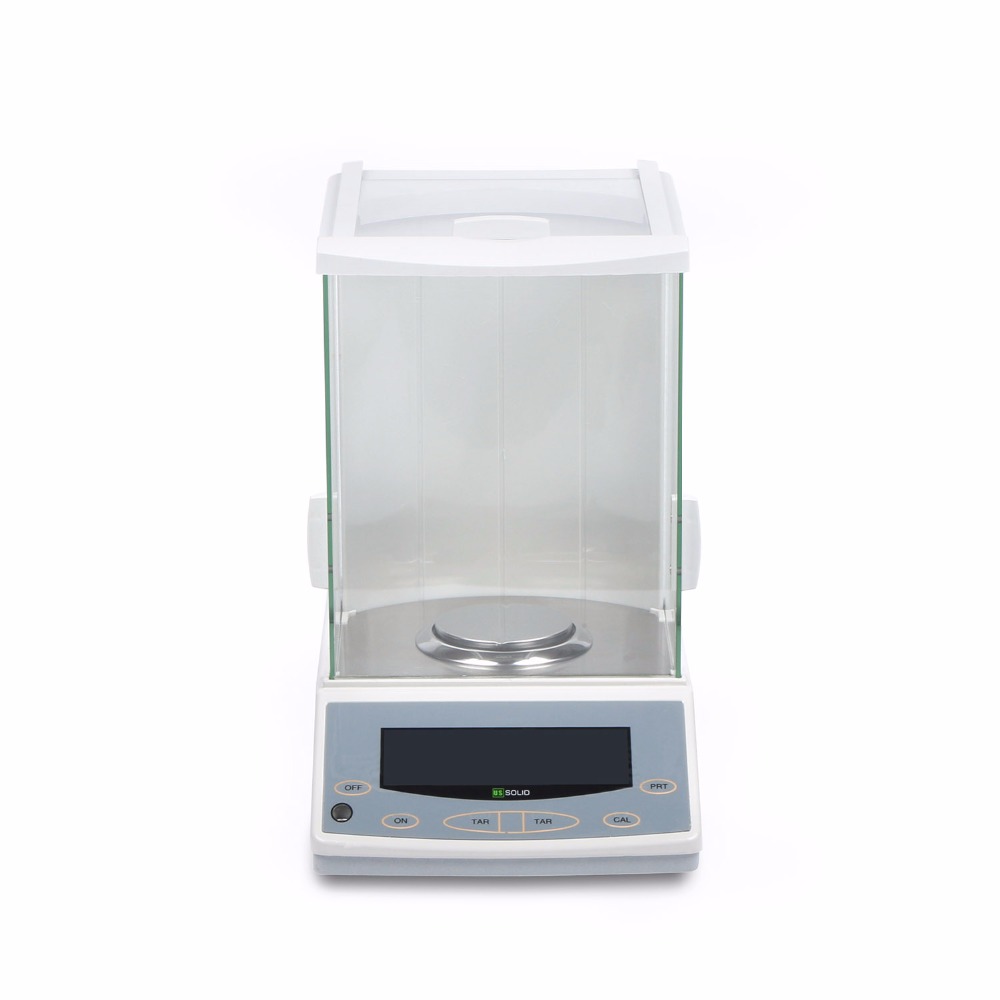 U.S. Solid 220 x 0.0001 g 0.1mg Lab Analytical Balance Digital Electronic Precision Weight Scale CE