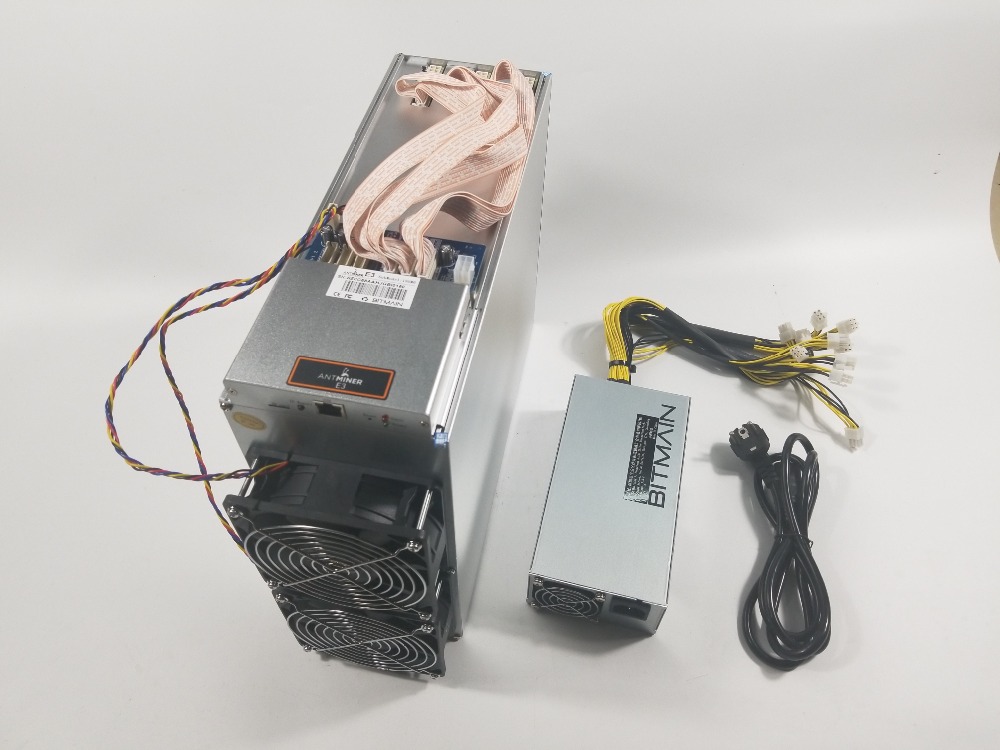 Newest Asic Ethash Ethereum ETH ETC Miner Antminer E3 190MH/S With BITMAIN APW3 1600W Mining Better Than 6 8 12 GPU work