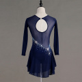 Figure Skating Dress Women girl Ice Skating Dress royal blue Gymnastics Costume custom B171