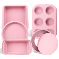 Maifan Stone Pink Cake Mold Bread Cake Non-stick Tray Muffin Baking Carbon Steel Baking Pan Square Round Baking Mold