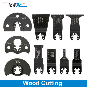 NEWONE Quick Release Wood Cutter Quick Change Oscillating Multi Tool Saw Blade for Renovator Power Tool Black Decker Dewalt