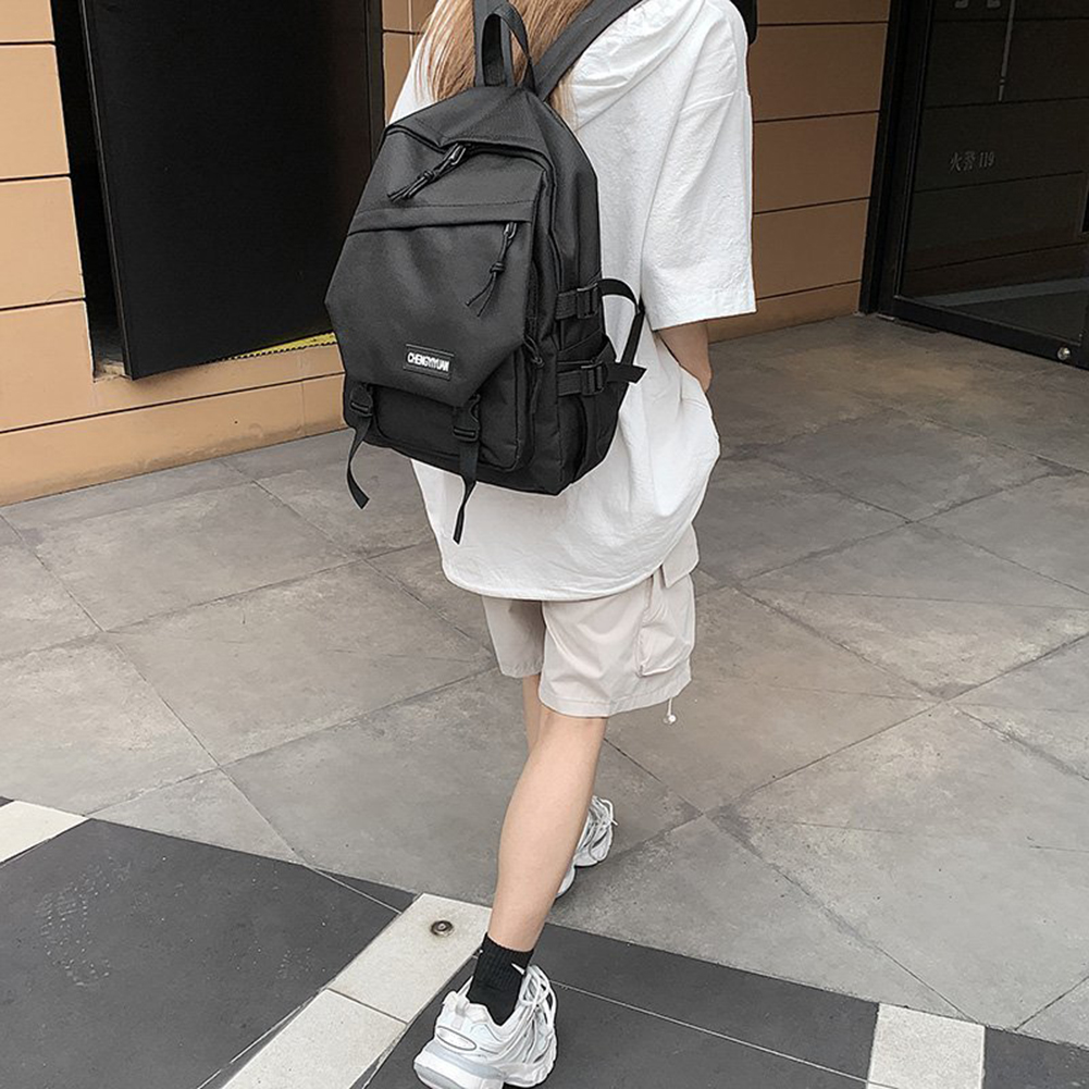 Large Capacity Backpack Students Simple Mochila Women Men Sports Street Bagpacks Outdoor Shopping Accessaries Supplies