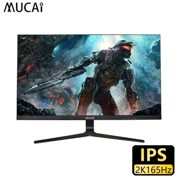 MUCAI 27 inch 2K monitor 165Hz desktop PC lcd display gaming Flat panel Screen computer LED 2560*1440 HDMI/DP