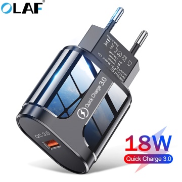 Olaf Quick Charge 3.0 USB Charger Fast Charging Portable Mobile Phone Charger For iPhone Samsung Xiaomi QC 3.0 Charger Adapter