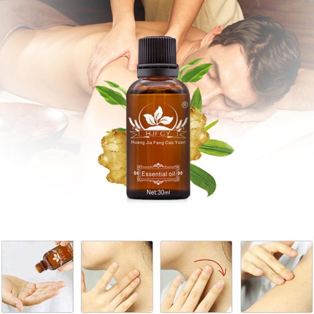 30ml Natural Plant Therapy Massage Essential Oils Anti Aging Lymphatic Drainage Prairie Ginger Oil Body Firming Massage Oils