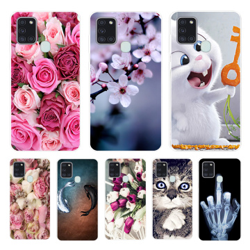 For Samsung Galaxy A21S Case A 21S Bumper Silicone TPU Soft Phone Cover For Samsung A21S A217F A21 A 21 S 6.5