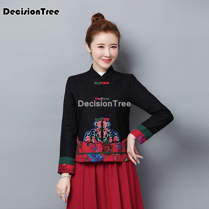 2021 chinese kimono cardigan hanfu blouse traditional chinese clothing for women embroidery qipao tops chinese qipao blouse