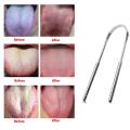 Stainless Steel U-Shaped Tongue Scraper Oral Tongue Cleaner Brush Breath Cleaning Coated TongueToothbrush Oral Hygiene Care Tool