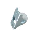 White Rail Fixed Casters Small One-Way Wheel Furniture Plastic Directional Wheel Hardware Accessories