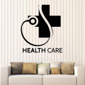 Health Care Sign Vinyl Wall Decal For Clinic Art Hospital Pharmacy Wall Sticker Decor Living Room Bedroom Decor Accessories W718