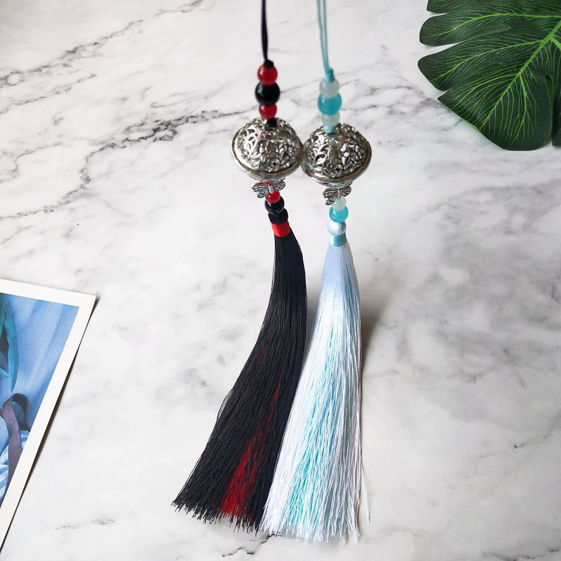 2 Colors Tassel Ornaments Hot TV Series Chen Qing Ling Cosplay Hanging Pendant Bell Tassel Fringe DIY Apparel Sewing Accessories