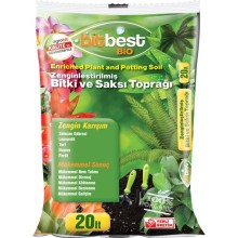Plant & Potting soil Worm Fertilizer Peat-Humus-Bio 20 lt Perlite Bitbest - Shipping from Turkey