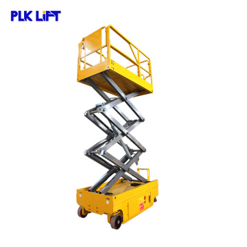 Motor Hydraulic Scissor Lift With Battery Charger Extendable Platform