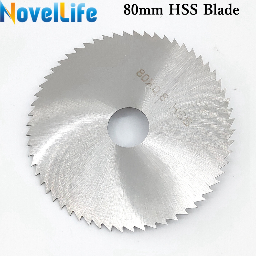 NovelLife 63mm 80mm HSS Circular Saw Blade for NovelLife R3 DIY Woodworking Table Saw Wooden Plastic Aluminum Plate Cutting