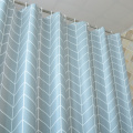 Modern Style Shower Curtains Blue Plaid Bathroom Curtain Waterproof Peva Partition Curtain Bathtub Mildew Bath Screens With Hook