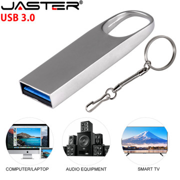 JASTER USB 3.0 metal USB Flash Drive 64GB 32GB 16GB 8GB 4GB USB Stick Metal Pen Drive Real Capacity (Over 10pcs Free logo)