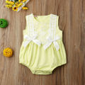 2019 Baby Summer Clothing Cute Toddler Baby Girl Lace Bodysuit Jumpsuit Sleeveless Sunsuit Clothes Casual Playsuit Outfits 0-24M