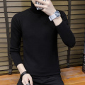 Men Turtleneck Sweaters Fashion Slim Fit Pullovers Mens Solid Knitted Turtleneck Sweaters Casual Warm Pullover Sweater Men