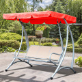 3 Seat Garden Swing Chair Canopy Cover Shade Sail Waterproof UV Resistant Outdoor Courtyard Hammock Tent Swing Top Cover NO Fade