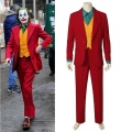 2020 Joker Joaquin Phoenix Cosplay Costume Joker Origin Movie Arthur Fleck Mask Suit Costumes Halloween Carnival Party Suit
