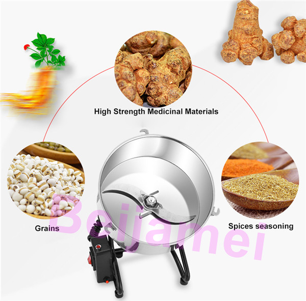 4500g Commercial grain flour mill grinder 110v 220v Small rice herb spice chilli powder grinding milling machine