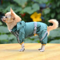 Summer Outdoor Puppy Pet Rain Coat S-XL Hoody Waterproof Jackets PU Raincoat for Dogs Cats Apparel Clothes Wholesale