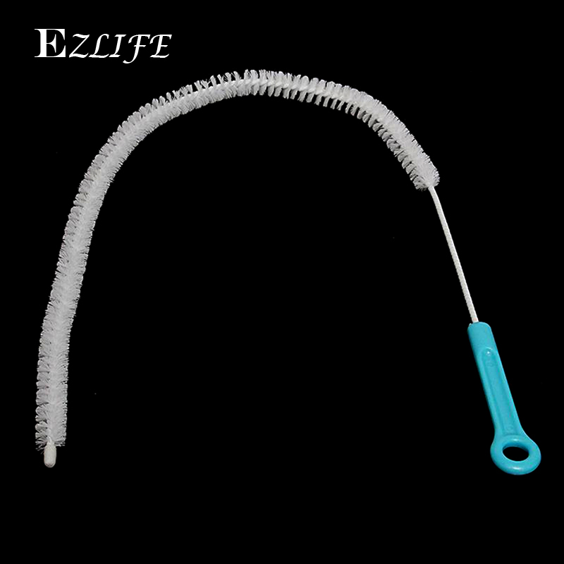 Pipe Cleaning Brush Sewer Dredger Sink Overflow Drain Unblocker Cleaner Kitchen Tool Steel Bathroom Hair Removal Freely Bendable