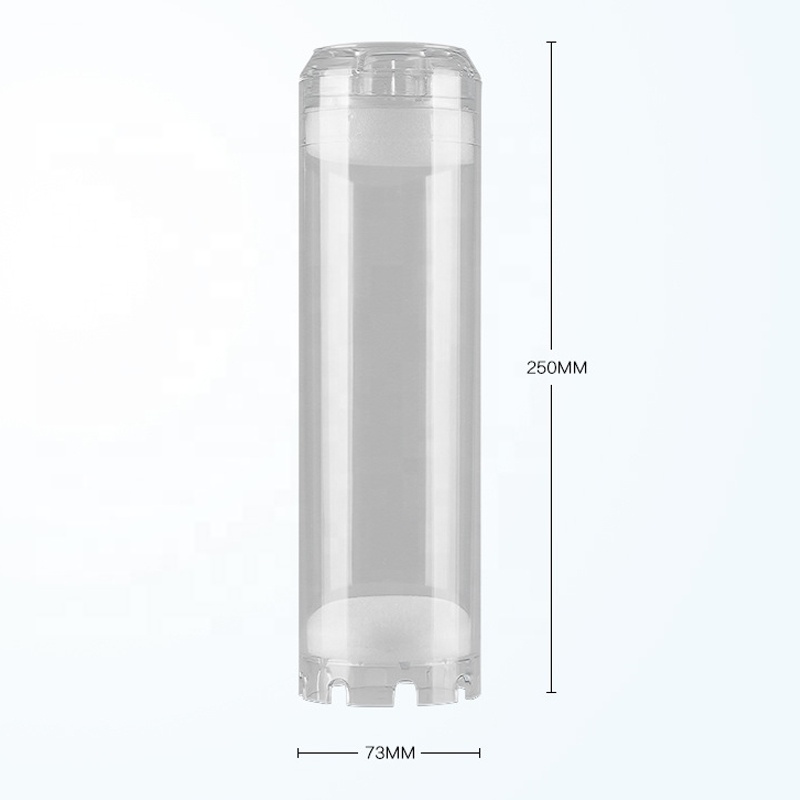 YenvQee 10-Inch/5-Inch Reusable Empty Clear Cartridge For the Resin, Water Filter Tools For Diy