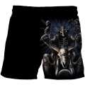 Very Cool Skull Boy's Shorts 3D Printed Shorts Breathable and Comfortable Casual Girl Shorts Teenager Fashionable Skull Shorts