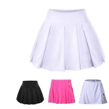 Women's Tennis Skorts , Female Tennis Skirt Within Shorts , Girls Badminton Pantskirt Wear Skirts , Women Pleated Sport Pants