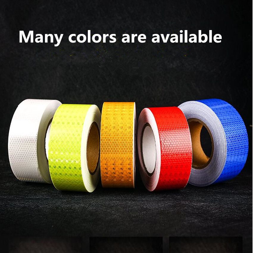Car Safety Mark Reflective Warning Tape Strip Stickers for ford focus mk3 мерседес w210 mercedes w212 asx bmw x6 e71