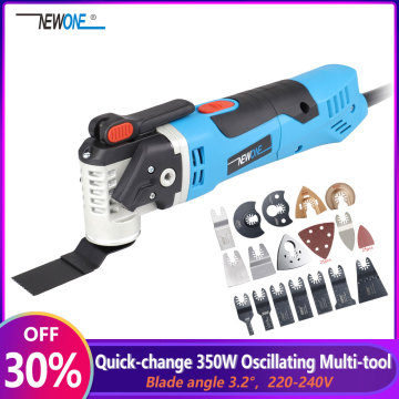 NEWONE 220V Quick Release Variable Speed Electric Multifunction Oscillating Tool Kit Multi-Tool Power Tool Electric Trimmer
